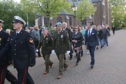 4-5-2022, rotterdam, dodenherdenking oud-ijsselmonde, oorlogsmonument adriaen janszkerkfoto rob kamminga