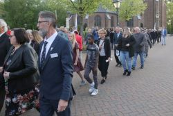 4-5-2022, rotterdam, dodenherdenking oud-ijsselmonde, oorlogsmonument adriaen janszkerkfoto rob kamminga
