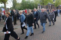 4-5-2022, rotterdam, dodenherdenking oud-ijsselmonde, oorlogsmonument adriaen janszkerkfoto rob kamminga