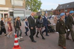 4-5-2022, rotterdam, dodenherdenking oud-ijsselmonde, oorlogsmonument adriaen janszkerkfoto rob kamminga