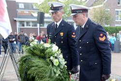 4-5-2022, rotterdam, dodenherdenking oud-ijsselmonde, oorlogsmonument adriaen janszkerkfoto rob kamminga