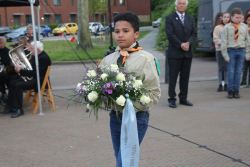 4-5-2022, rotterdam, dodenherdenking oud-ijsselmonde, oorlogsmonument adriaen janszkerkfoto rob kamminga