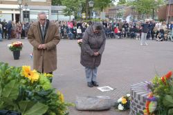 4-5-2022, rotterdam, dodenherdenking oud-ijsselmonde, oorlogsmonument adriaen janszkerkfoto rob kamminga