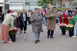 4-5-2022, rotterdam, dodenherdenking oud-ijsselmonde, oorlogsmonument adriaen janszkerkfoto rob kamminga