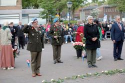 4-5-2022, rotterdam, dodenherdenking oud-ijsselmonde, oorlogsmonument adriaen janszkerkfoto rob kamminga