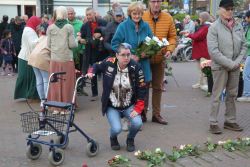 4-5-2022, rotterdam, dodenherdenking oud-ijsselmonde, oorlogsmonument adriaen janszkerkfoto rob kamminga