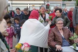 4-5-2022, rotterdam, dodenherdenking oud-ijsselmonde, oorlogsmonument adriaen janszkerkfoto rob kamminga